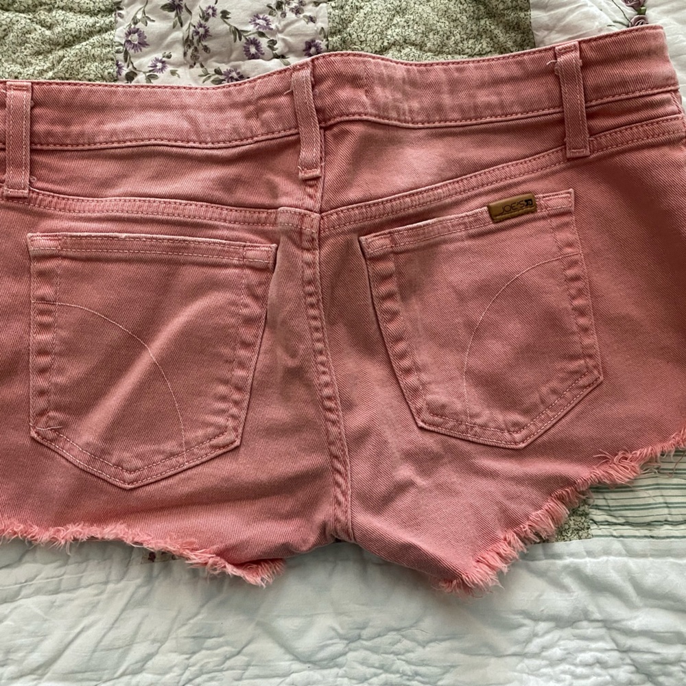 Joe’s Pink Cut Off Jean Shorts